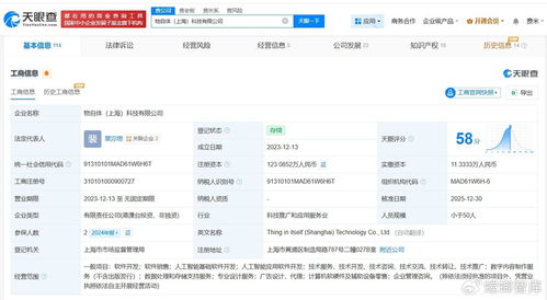 入股物自體上?？萍?探索人工智能基礎軟件開發的新機遇